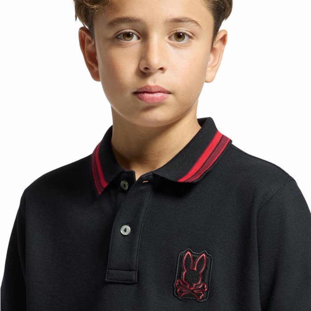 🚩Psycho Bunny Queensbury Piqué Polo Shirt - Little Kid 5T* NWT* - Picture 2 of 7